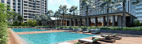 Panchshil Towers Clubhouse Render Panchshil Towers Clubhouse Render